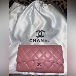 Pink Chanel wallet